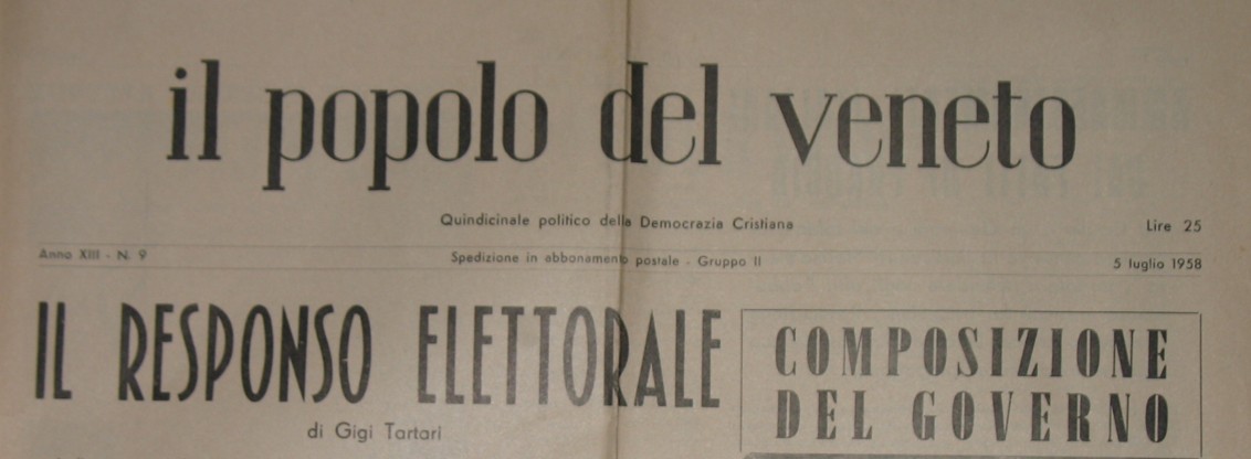 "Il Popolo del Veneto", 1945-1975